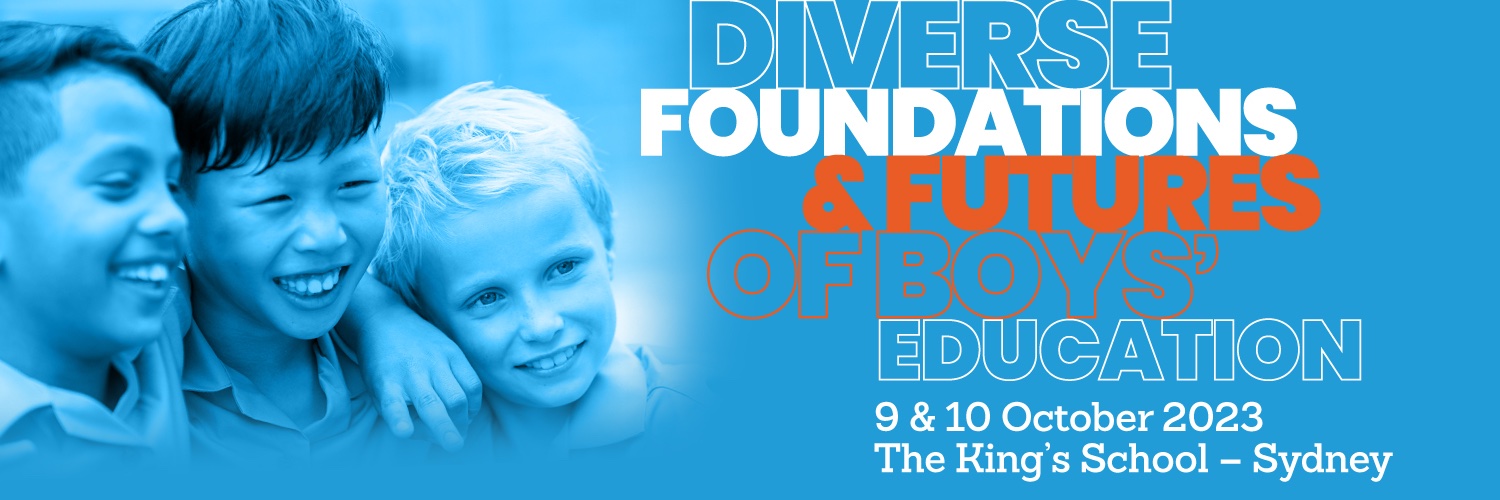 National Boys Education Conference banner