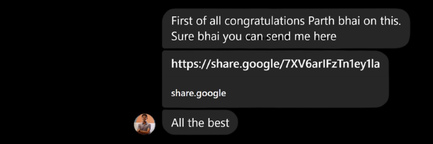 Parth Solanki's banner