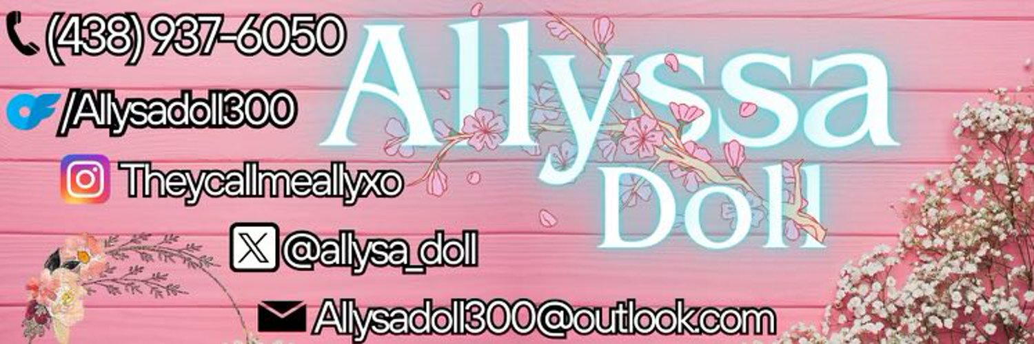 Allysa Doll - MONTREAL 📍 Profile Banner