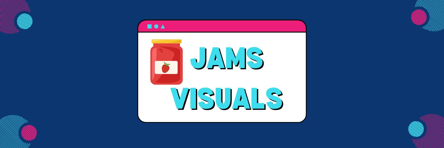 Jams Visuals banner