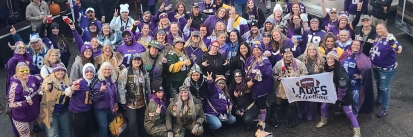 🤍💜 Vikings 🏈 ♌️ banner