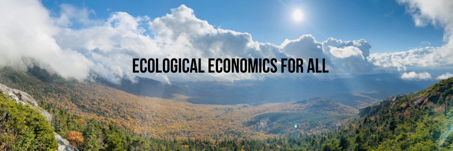Ecological Economics For All 🌎🌍🌏 banner