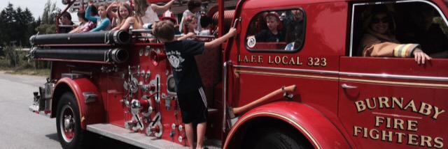 Burnaby Fire L323 banner