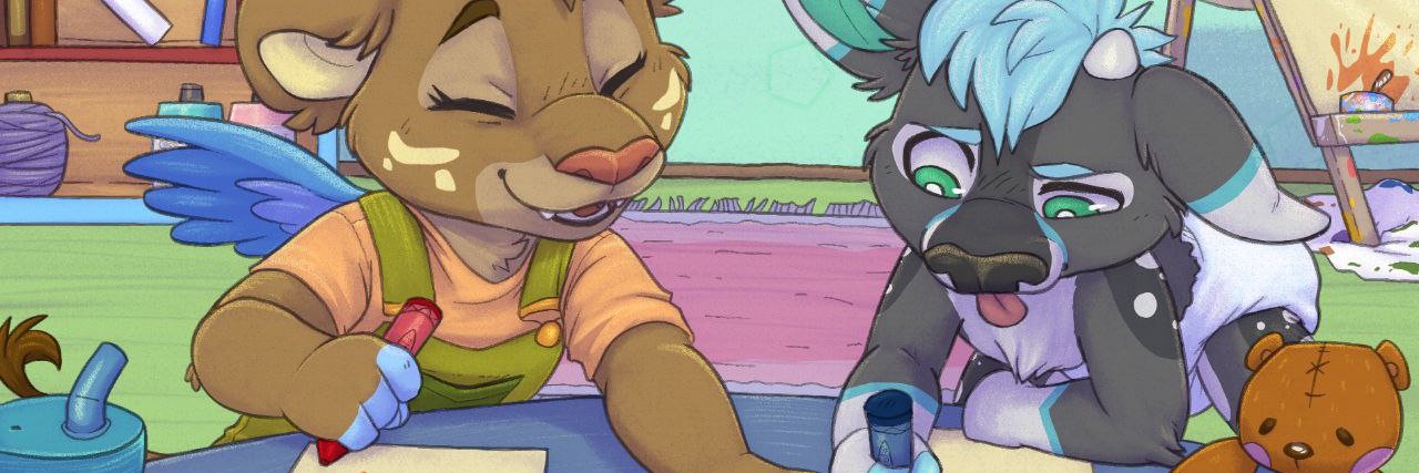 Little Blue Paw banner