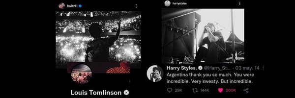 Harry y Louis en Argentina Profile Banner