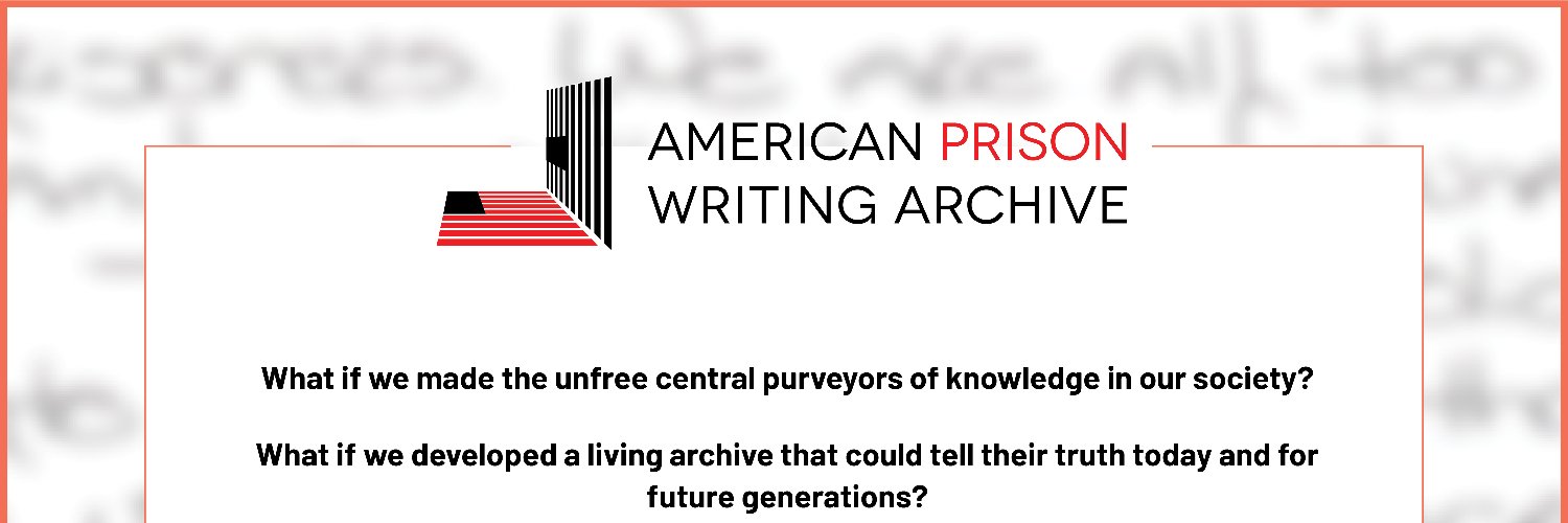 American Prison Writing Archive Profile Banner