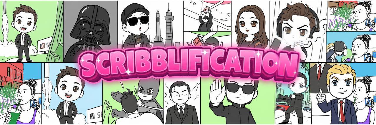 Scribblification banner