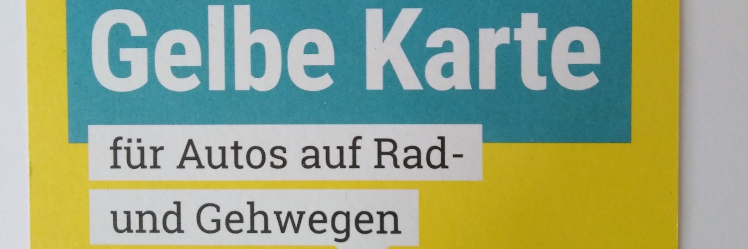 Falschparker Essen/Ruhr #runtervomgehweg banner