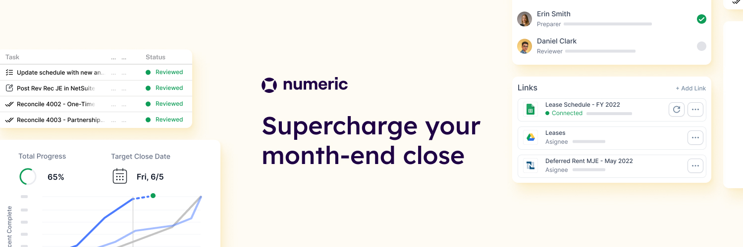 Numeric banner