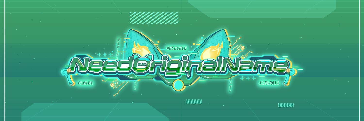 NeedOriginalName 🐱‍💻 AI Catgirl Vtuber banner