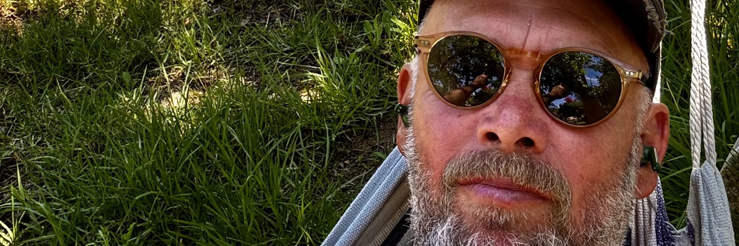 Me, the dog and the garden.'s banner