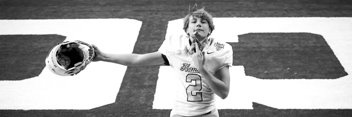 Eli Hill 2028 QB's banner