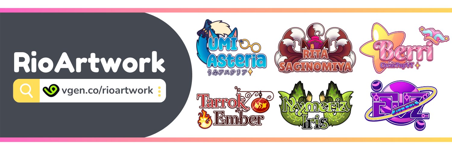RioArtwork| Vtuber Logo Commission banner