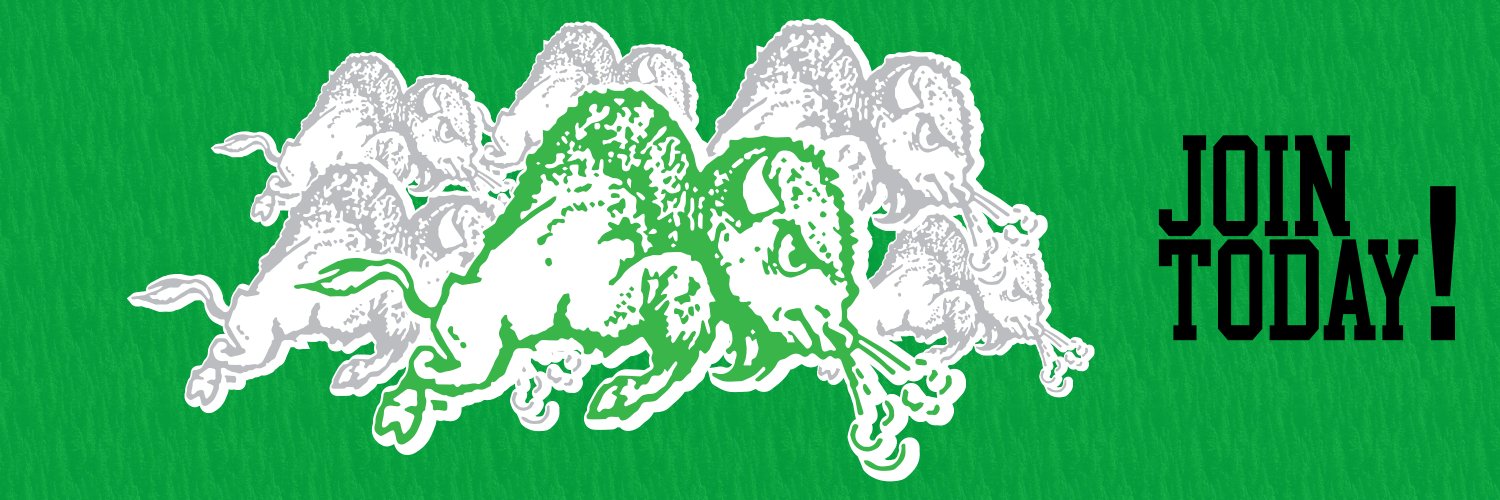 The Stampede's banner
