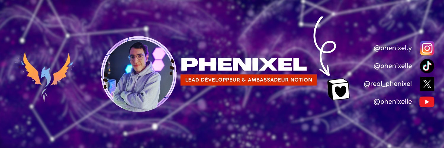 Phenixel ⚡️🐦‍🔥 banner