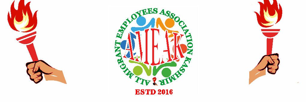 All MIGRANT EMPLOYEES ASSOCIATION KASHMIR(AMEAK) banner