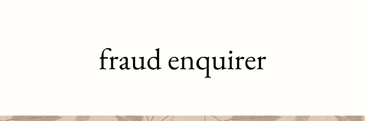 fraudenquirer's profile banner image