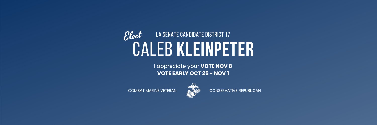 Caleb Kleinpeter banner