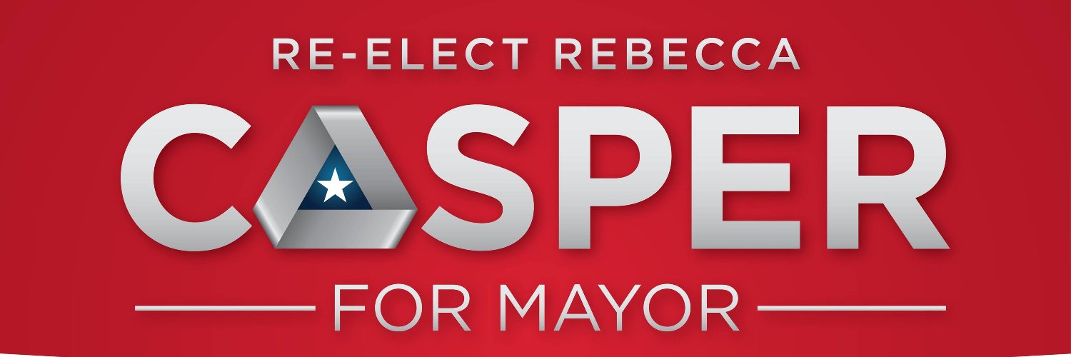 Mayor Rebecca Casper banner