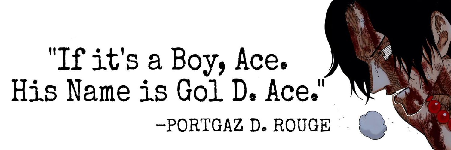 Gol D. Ace Profile Banner
