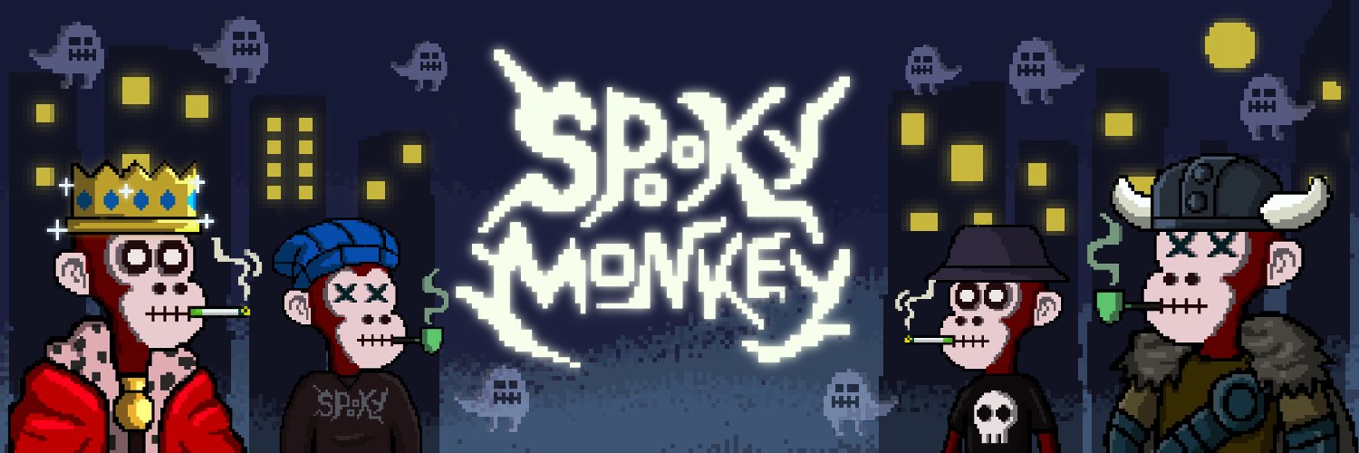 Spooky Monkey 👻🐵 | MINT LIVE banner