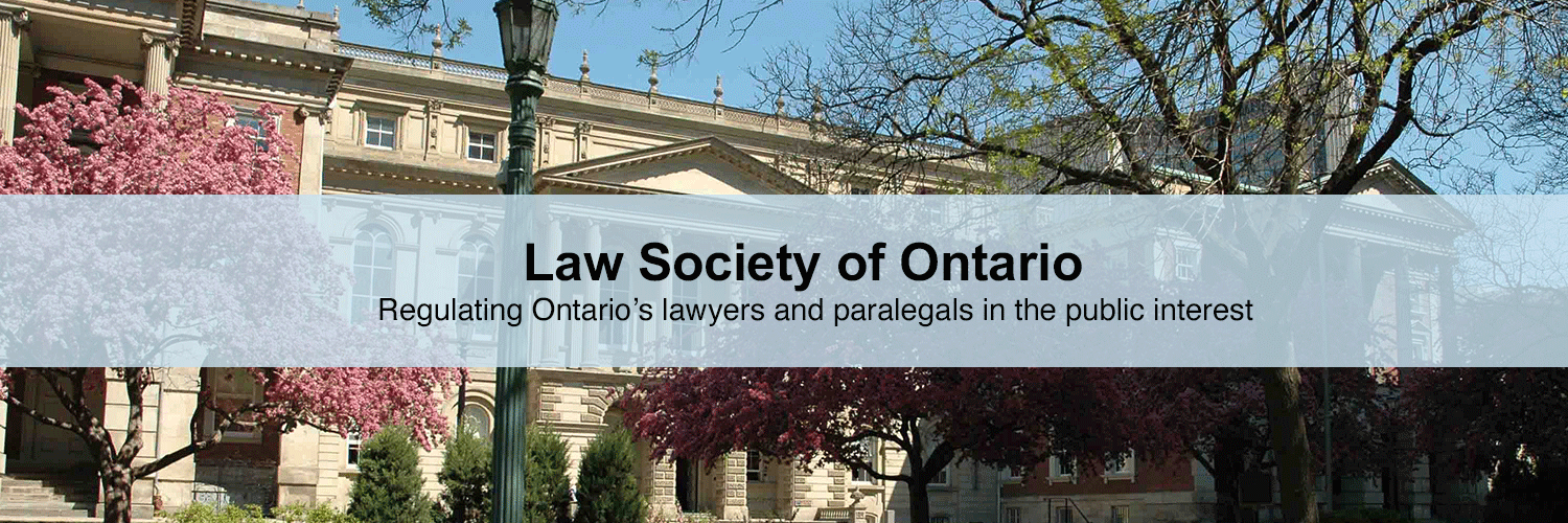 Law Society of Ontario banner