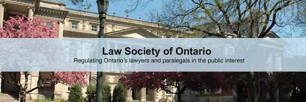 LawSocietyLSO Profile Banner