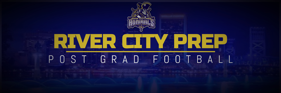 River City Post-Grad Football's banner