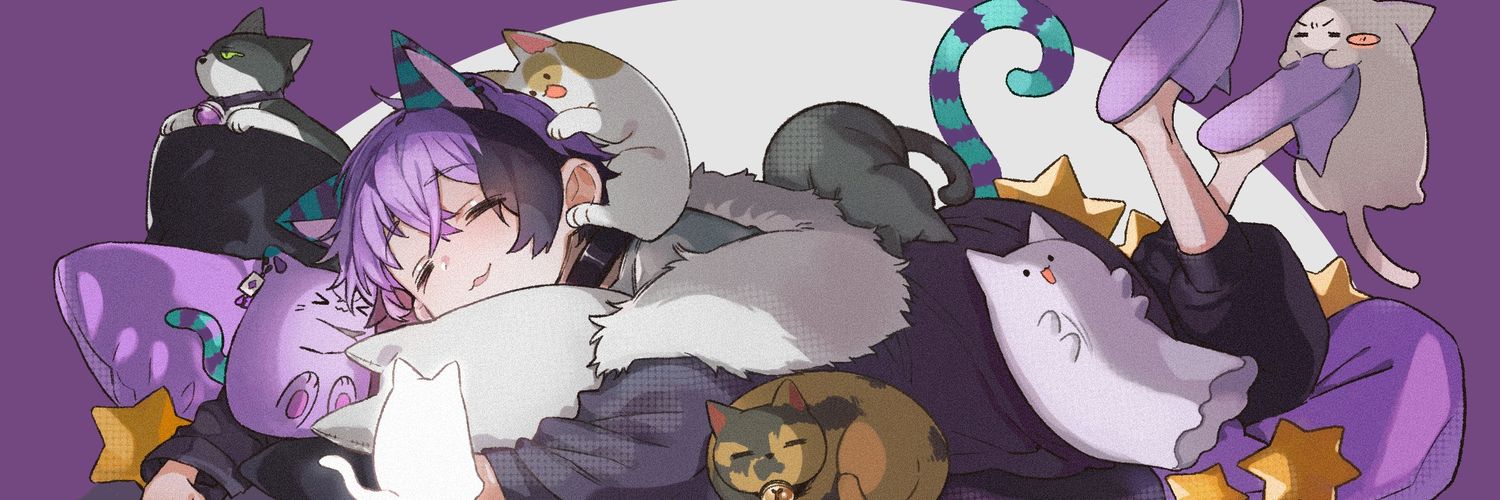 七夢とわ🌈🐈💜 banner