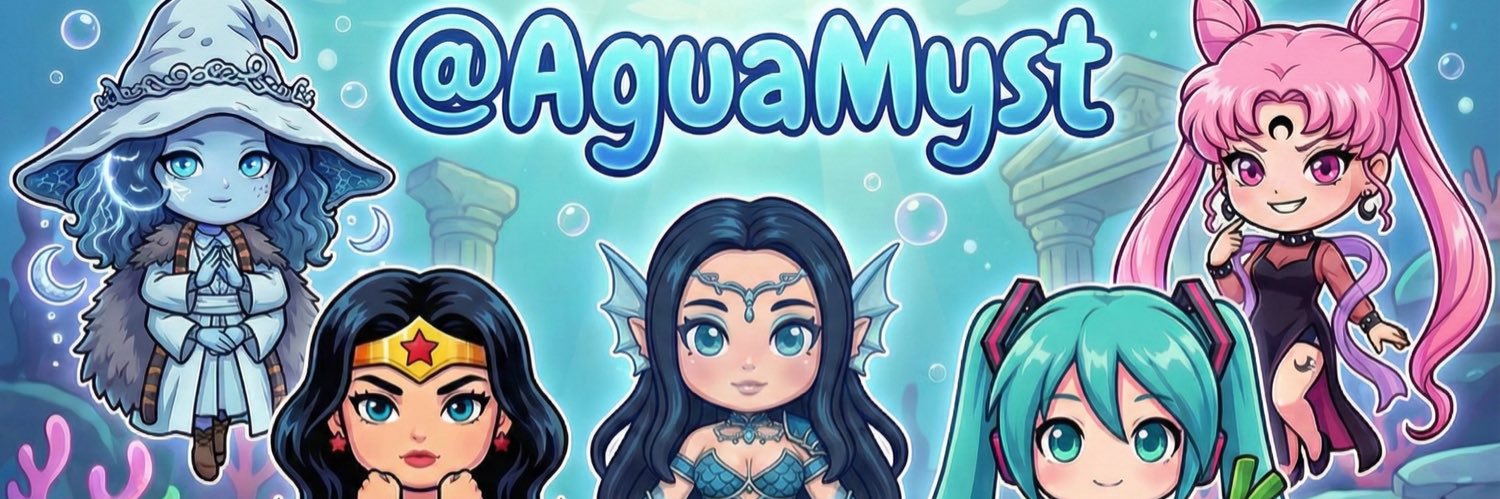 AguaMyst 💛 VTuber banner
