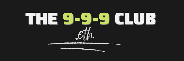 The 9-9-9 Club | Hyphenated 0-0-0 to 9-9-9.eth Profile Banner