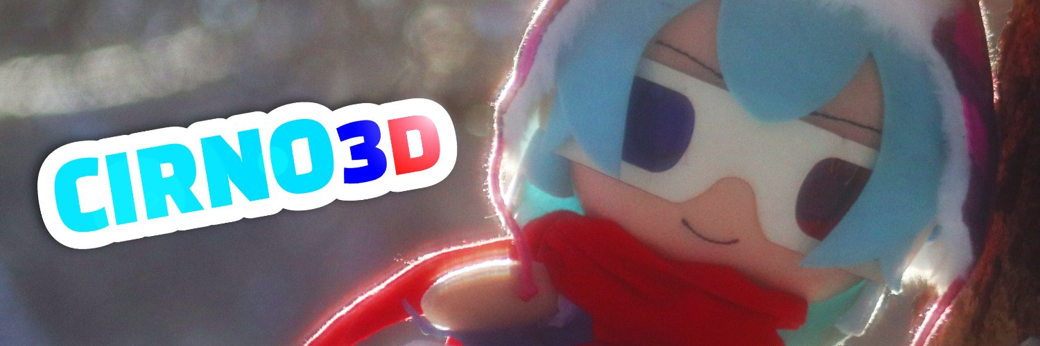 Cirno3D ❄️ チルノ3D banner
