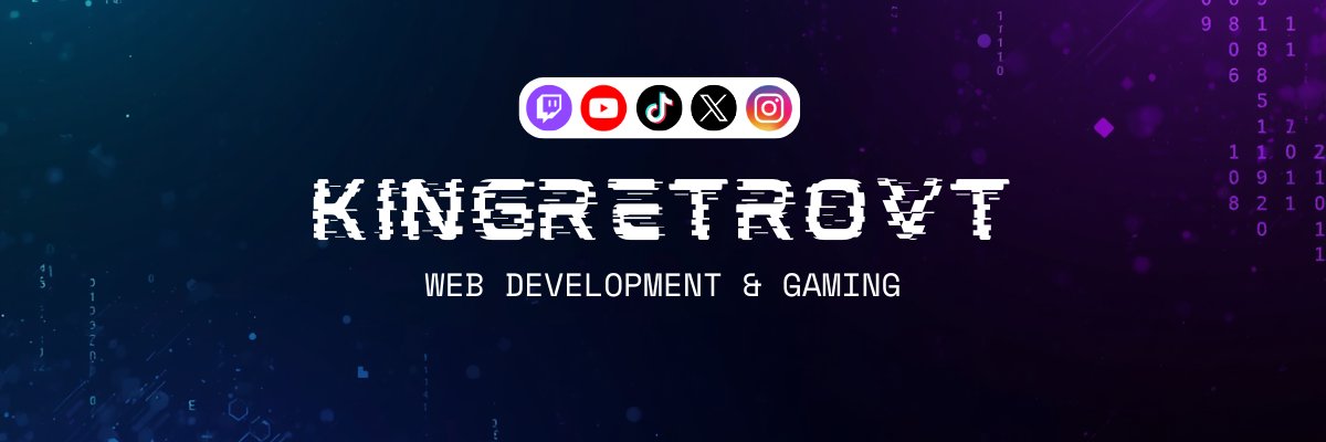 KingRetroVT's profile banner image