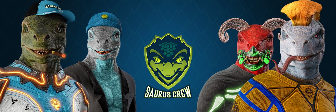 Saurus Crew banner