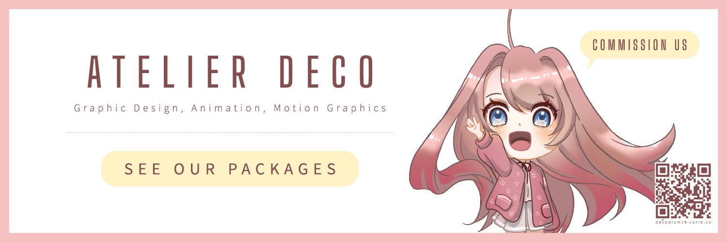 Decoplum 🎨 OPEN COMMS!! Profile Banner