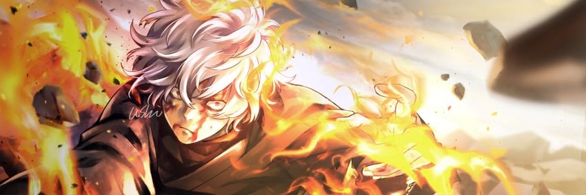 Silver banner