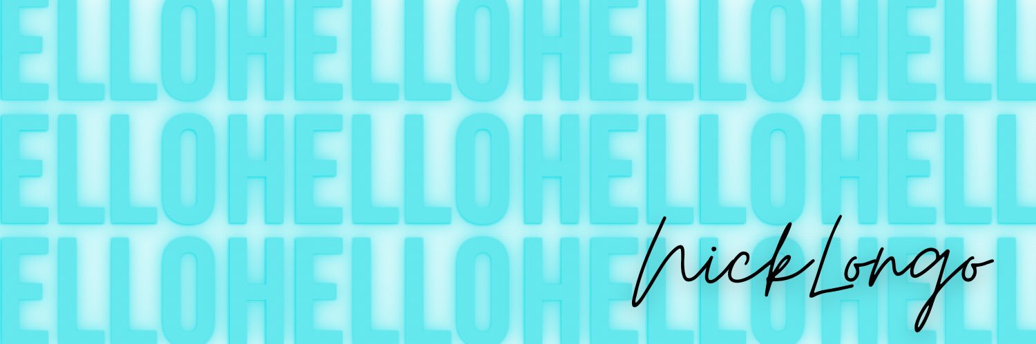 Nick J. Longo 😇 banner