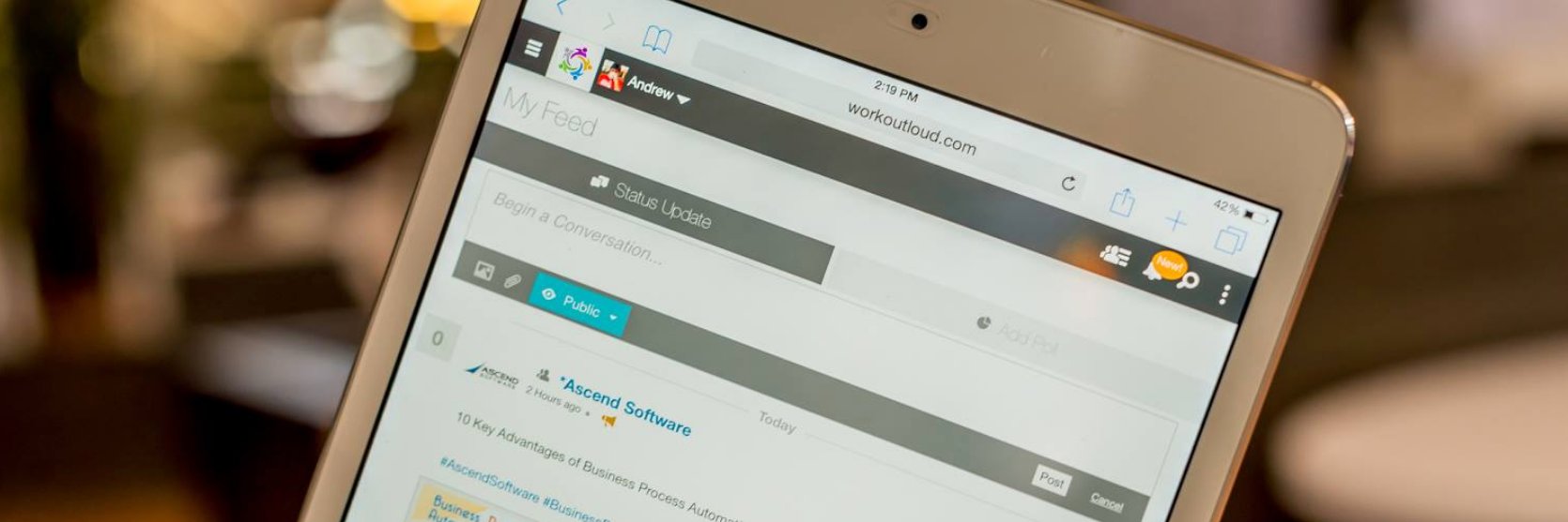 WorkOutLoudNow's profile banner image