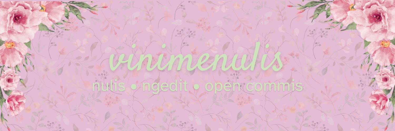 Vini || jualan & open commis era banner