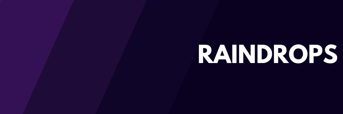 Raindrops Network banner