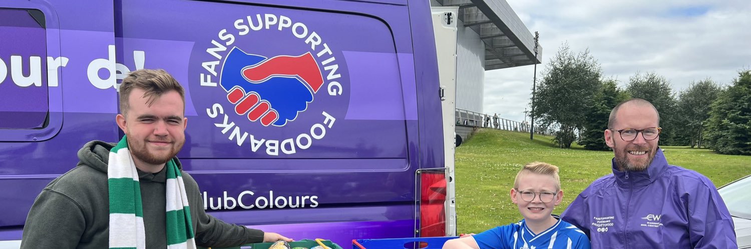 Fans Supporting Foodbanks Scotland banner