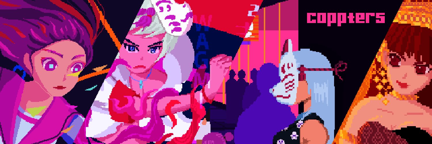 coppters ~🦊 ドット絵✨ banner