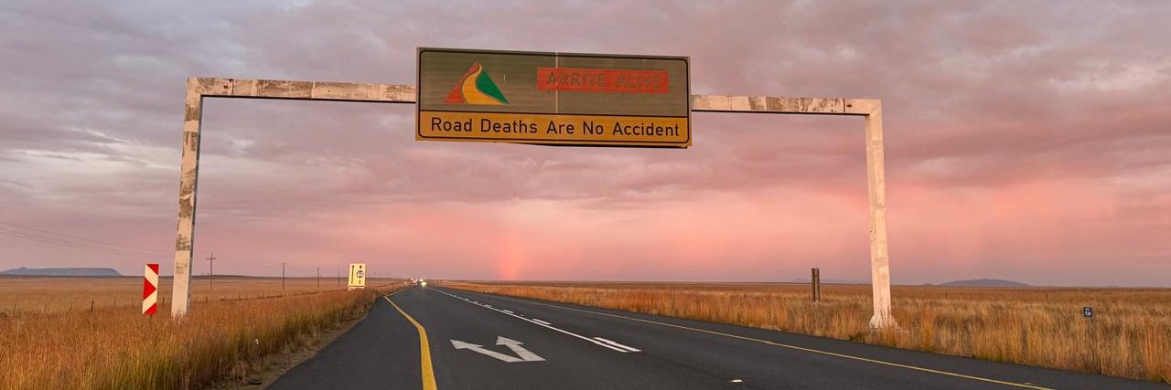 Arrive Alive's banner