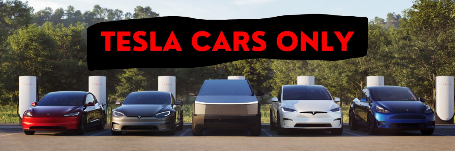 TESLA CARS ONLY.⚡'s banner