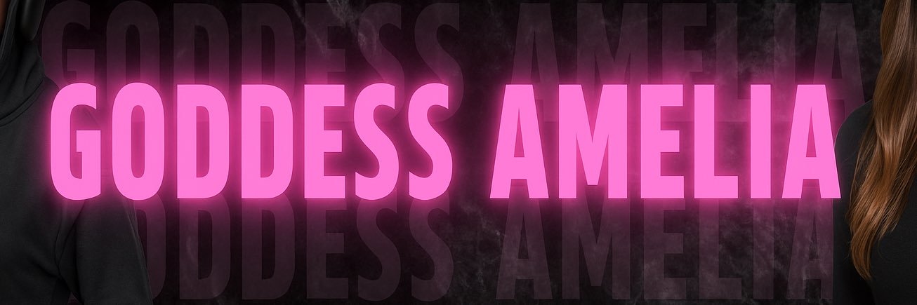 GoddessAmelia|findom banner