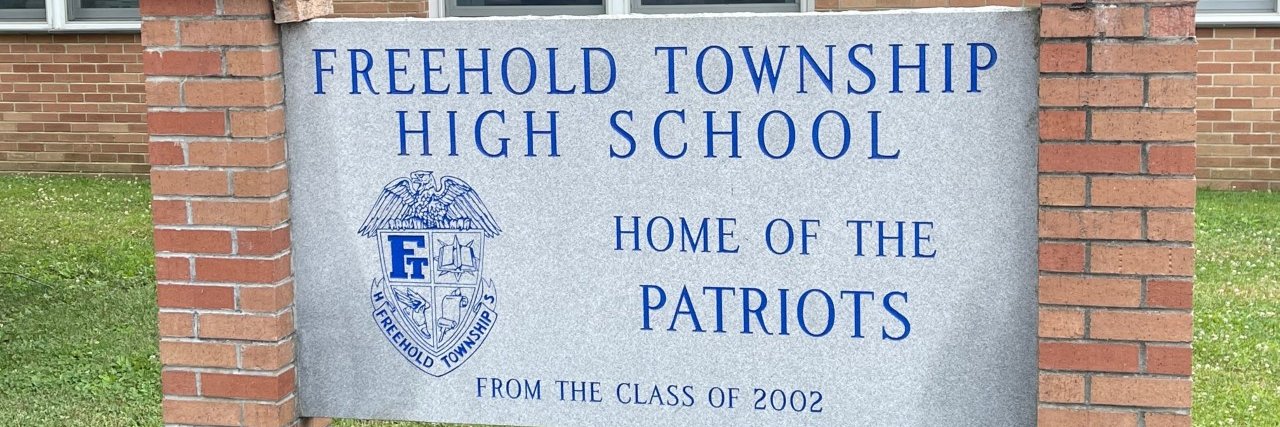 Freehold Township High School's banner