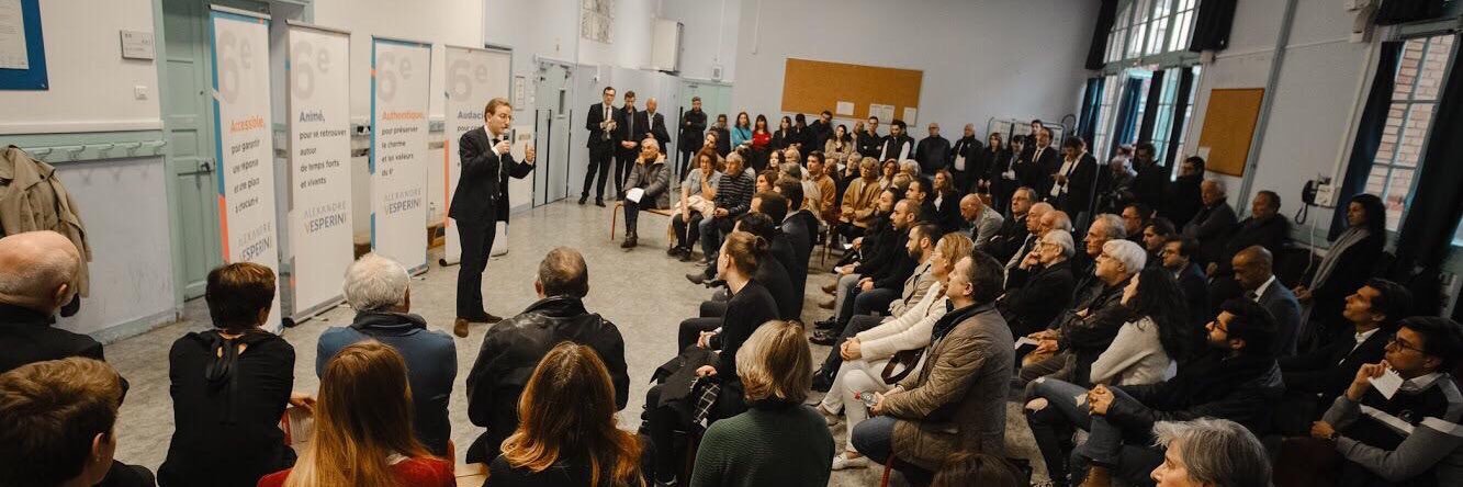 Agissons pour le 6e avec Alexandre Vesperini banner