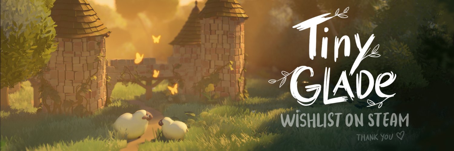 Tiny Glade 🏰🌿 Wishlist on Steam ✨ Profile Banner