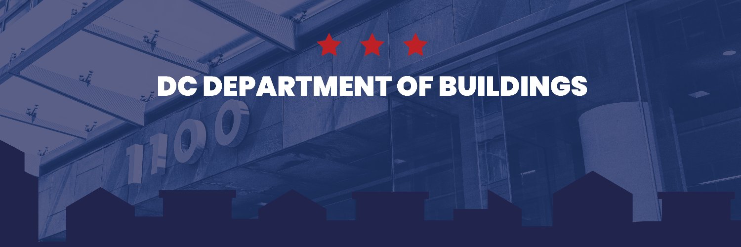 District of Columbia Department of Buildings banner