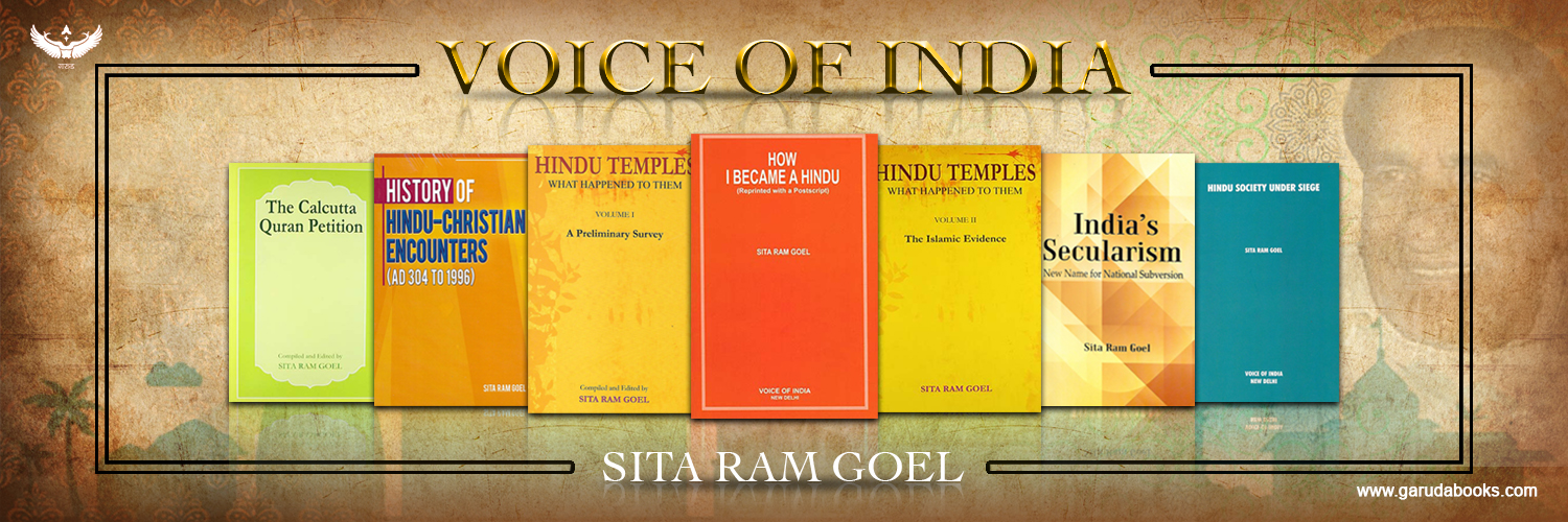 Sita Ram Goel's banner